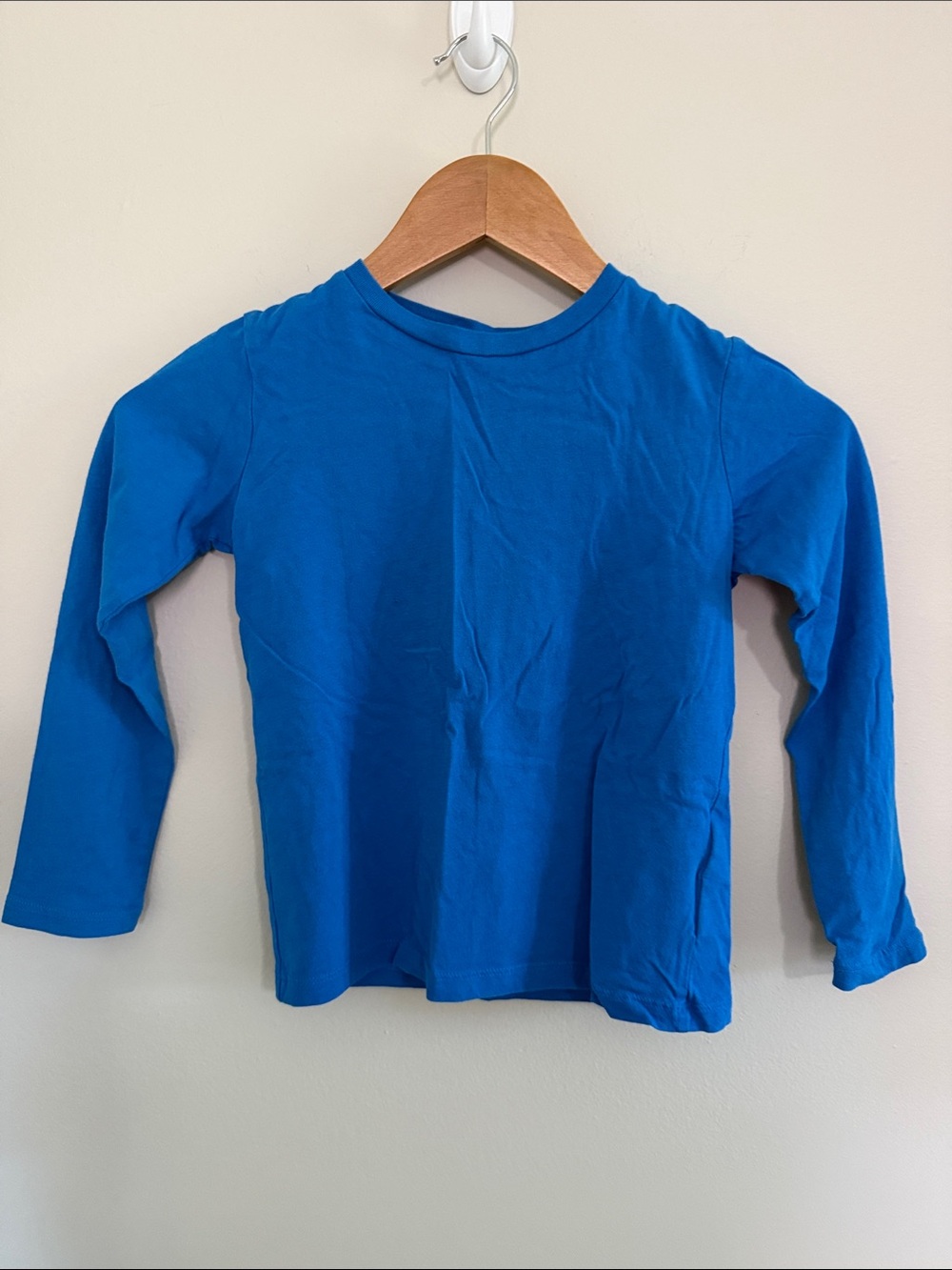 H&M Bright Blue Long Sleeve Crewneck Tees- Set of 2